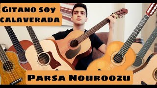 Gitano Soy  Calaverada  Gipsy Kings  Guitar by  Parsa Nouroozi [upl. by Lillis336]