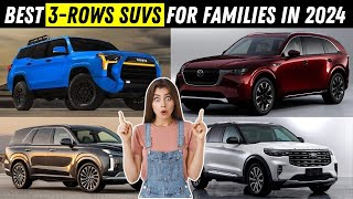 7 Best 3Row SUVs 2024 Watch Before You Buy [upl. by Yorztif]