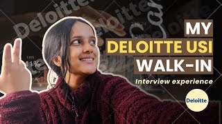 My Deloitte USI Interview Experience  Statutory Audit Questions Asked  CTC Offered [upl. by Kendall]