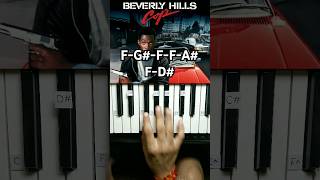 Beverly Hills Cop Theme Song Piano Tutorial pianotutorial shorts [upl. by Aeel]