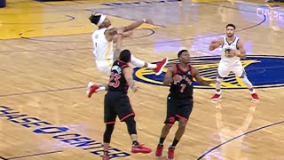 Damion Lee CLUTCH  Warriors vs Raptors [upl. by Noit]