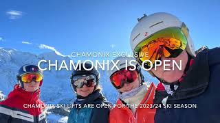 Chamonix Is Open  202324 Ski Season [upl. by Derwood776]