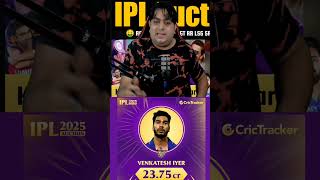 Venkatesh Iyer 2375 Croce 😱kkr rcb ipl iplauction ipl2025megaauction ipl2025megaauction [upl. by Namialus]