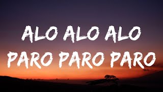 NEJ  Alo Alo Alo Paro Paro Paro Song TikTok Speed Up Lyrics [upl. by Akin776]