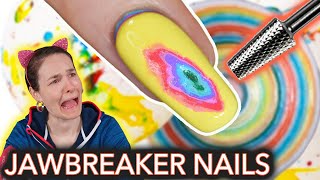 Jawbreaker Nails I drilled my nail [upl. by Ciccia]