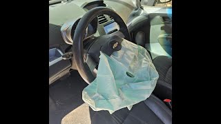 Setting Off an Airbag in a Chevy Spark [upl. by Enneiluj]