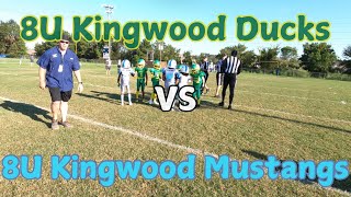 8U Kingwood Ducks vs 8U Kingwood Mustangs Football  Game 2 KFL 2024 [upl. by Horgan]