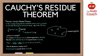 Cauchys Residue Theorem with Examples  Complex Integration  Complex Analysis 16 [upl. by Gnanmas561]