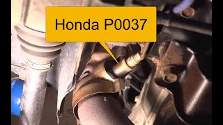 How To Fix a Honda P0037 Code HO2S Heater Control Circuit Low Bank 1 Sensor 2 [upl. by Raddy181]