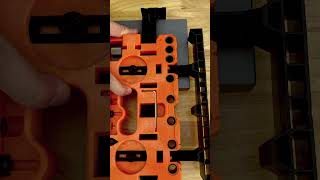 Use Blums Universal Boring Template to predrill LEGRABOX front fixing brackets [upl. by Sirret]