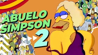 MEJORES MOMENTOS  Abuelo Simpson  PARTE 2 Castellano [upl. by Euqinor36]