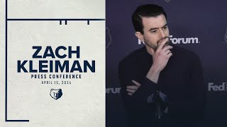 Zach Kleiman  202324 Grizzlies Exit Interviews [upl. by Menides]