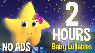 NO ADS  Twinkle Twinkle Little Star  Calming Sensory Animation  Baby Songs – Fall Asleep 🌙✨ [upl. by Nnairet938]