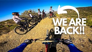 BACK ON THE DOWNHILL BIKE Epic rides with the FREERIDE crew [upl. by Toblat458]