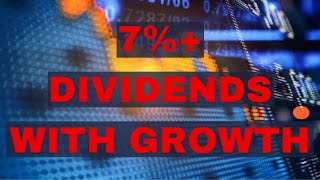 High Dividends with GROWTH  7 Yielding Stocks with Dividend Growth [upl. by Eibloc]