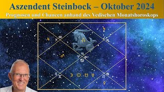 Aszendent Steinbock Oktober 2024 im Vedischen Horoskop [upl. by Nennek464]