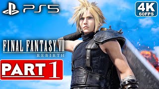 FINAL FANTASY 7 REBIRTH Gameplay Walkthrough Part 1 FULL GAME 4K 60FPS PS5  No Commentary [upl. by Kcirdled]