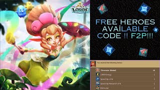 Lords Mobile  New codes with heroes F2P  Lord Xaxi LM [upl. by Nylorac]