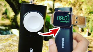 Apple Watch amp iPhone Power Bank 2 in 1 Perfekt zum Reisen  Choetech T315 TEST REVIEW [upl. by Nnylanna]