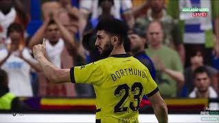 🛑 PES 2021 SIMULADOR GAMEPLAY REAL MADRID vs BORRUSA DORTMUND AO VIVO  PES 2021 [upl. by Arahat]