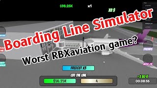 The WORST Roblox Aviation Game Boarding Line Simulator [upl. by Peter]