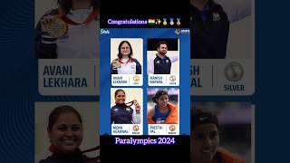 Avani Lekhara wins Gold medal in Paralympics 2024 paralympics olympicsavanilekhara [upl. by Bury]