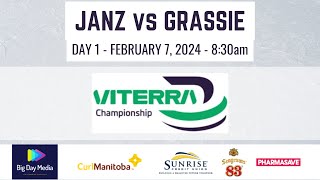 JANZ vs GRASSIE  2024 Viterra Championship Day 1 [upl. by Ma709]