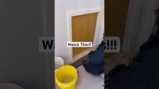 “DIY Paneling a Small Door” ✅✅✅diykitchen paneling diy [upl. by Enelyahs]