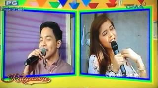 Alden amp Maine Singing Hanggang Ngayon  Kalye Serye April 12 [upl. by Esimaj189]