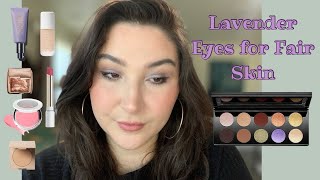 Wearable purple makeup for eyes on fair skin [upl. by Harbird583]