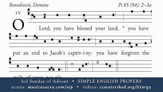 OFFERTORY • 3rd Sunday of Advent • SIMPLE ENGLISH PROPERS [upl. by Trinity]