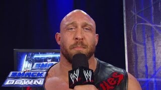 Ryback shows off his painful quotinterview skillsquot WWE SmackDown Sept 13 2013 [upl. by Felizio693]