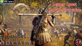 Assassins Creed Odyssey  Legacy Quest On The Grapevine  Detailed Gameplay  Jak B Gaming [upl. by Kaczer364]