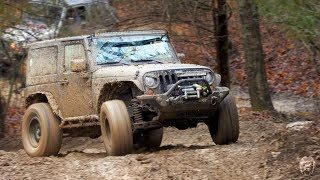 JEEPS MUDDING Frostbite 2018 At Kansas Rocks [upl. by Prady650]