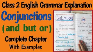 Conjunctions  Conjunctions for Class1 amp 2  AndButOr  Conjunctions with examples EnglishGrammer [upl. by Sean297]