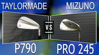 REMATCH AFTER THE UPGRADE  Mizuno Pro 245 vs Taylormade P790 Irons [upl. by Rednaxela]