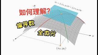 如何理解偏导数和全微分｜微积分｜高等数学｜马同学图解微积分 [upl. by Eem]