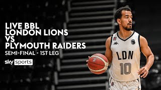 LIVE BBL  London Lions v Plymouth Raiders  BBL PlayOffs SemiFinal 1st Leg [upl. by Keeler]