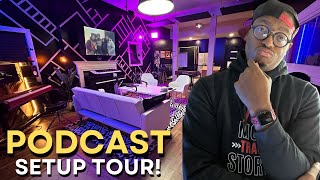 FULL BREAKDOWN of my ENTIRE Podcast Setup Gear Cameras Lighting amp More Studio Build Ep 4 [upl. by Annel]