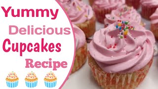 Yummy Delicious Cupcakes Recipe By Cook amp Craft with Hira [upl. by Malan397]