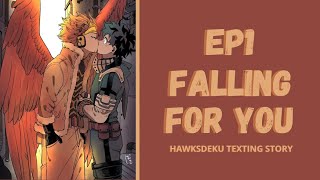 Falling for you HawksDeku Social Anxiety and PTSD Deku AU 1  MHA Texting Story [upl. by Atthia]