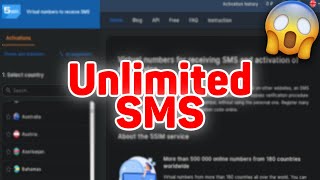 How to Get Unlimited SMS Verification Codes [upl. by Sirrep]