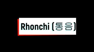 Rhonchi 통음 [upl. by Annasoh]