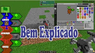 Como programar drones no PneumaticCraft PtBR tutorial parte 3 [upl. by Einnoj]