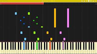 Piano Four Hands  A Diabelli  Op 149 Nº28 Synthesia Tutorial [upl. by Norrabal]