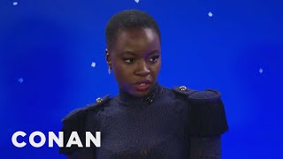 Danai Gurira On Wakanda Opening Itself Up To The World  CONAN on TBS [upl. by Ynar]