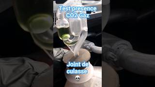 comment tester le joint de culasse avec liquide bleu [upl. by Jeddy462]