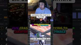 EXPOSING FORTNITE PROS streamer fyp purifyswifty ranked cheater fortnite peterbot clix [upl. by Dev]