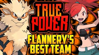 WHAT IS FLANNERYS BEST POSSIBLE TEAM Gym Leader Flannery Evolution In Pokémon Games TRUE POWER [upl. by Haisoj942]