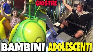 BAMBINI VS ADOLESCENTI ALLE GIOSTRE [upl. by Waiter766]